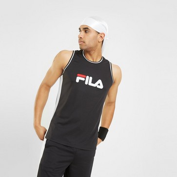Top pentru bărbați FILA MAIOU REGGIE BBBAL VST BLK