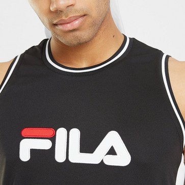 Top pentru bărbați FILA MAIOU REGGIE BBBAL VST BLK