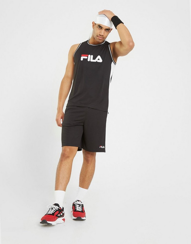 Чоловічі майки FILA МАЙКА REGGIE BBBAL VST BLK REGGIESS22JDM025BLK Чорний