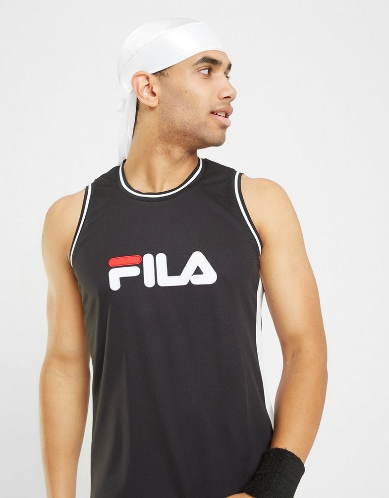 Чоловічі майки FILA МАЙКА REGGIE BBBAL VST BLK REGGIESS22JDM025BLK Чорний