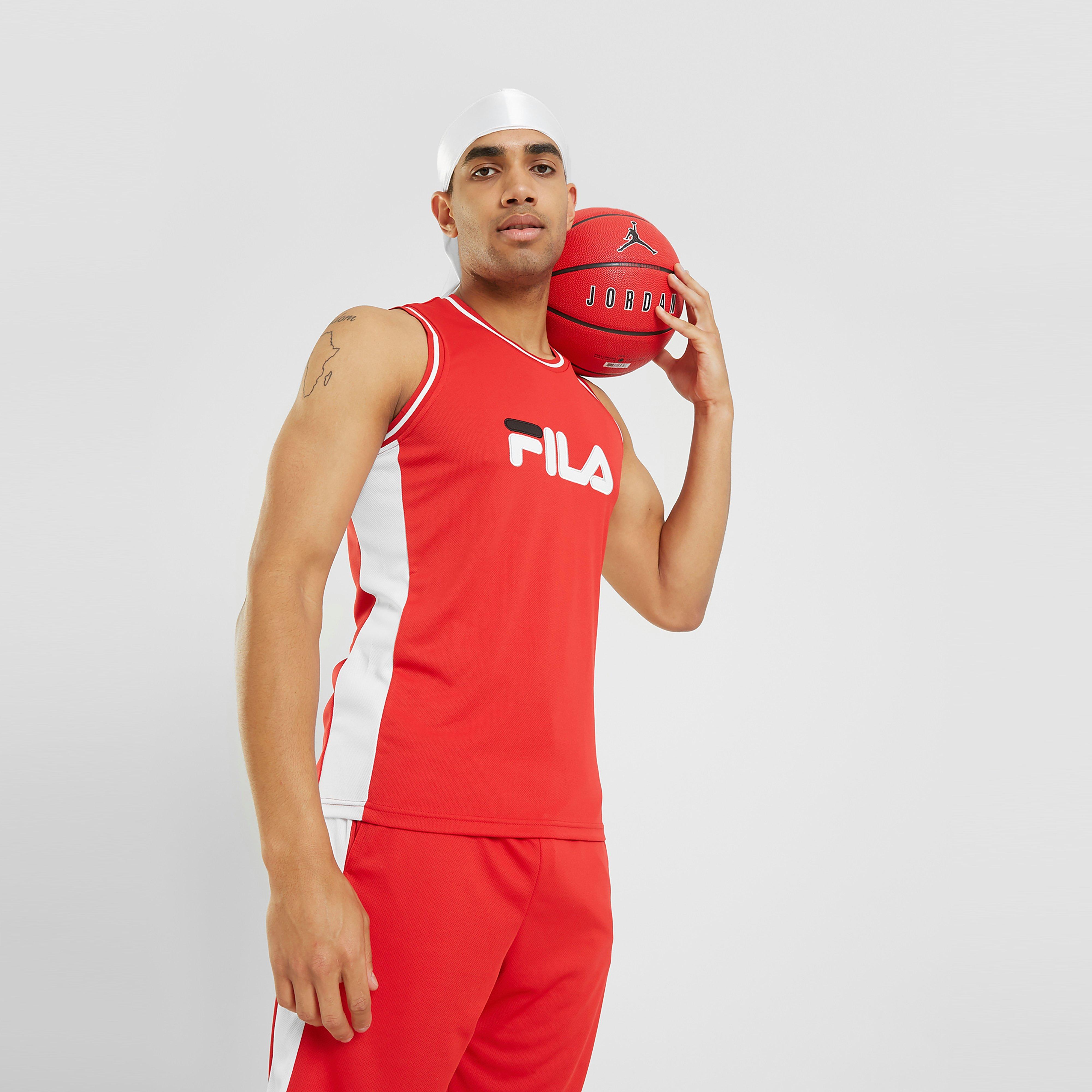 Férfi felső FILA TANK REGGIE BBBAL VST RED