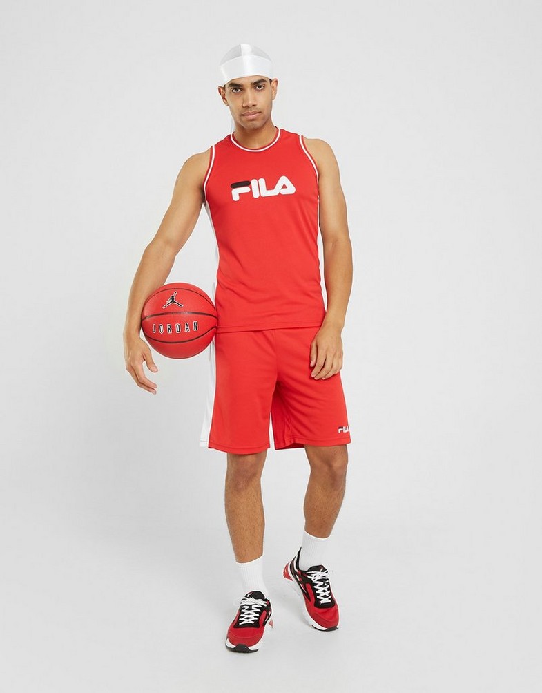 Чоловічі майки FILA МАЙКА REGGIE BBBAL VST RED REGGIESS22JDM025RED Червоний