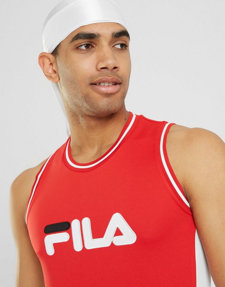 Чоловічі майки FILA МАЙКА REGGIE BBBAL VST RED REGGIESS22JDM025RED Червоний