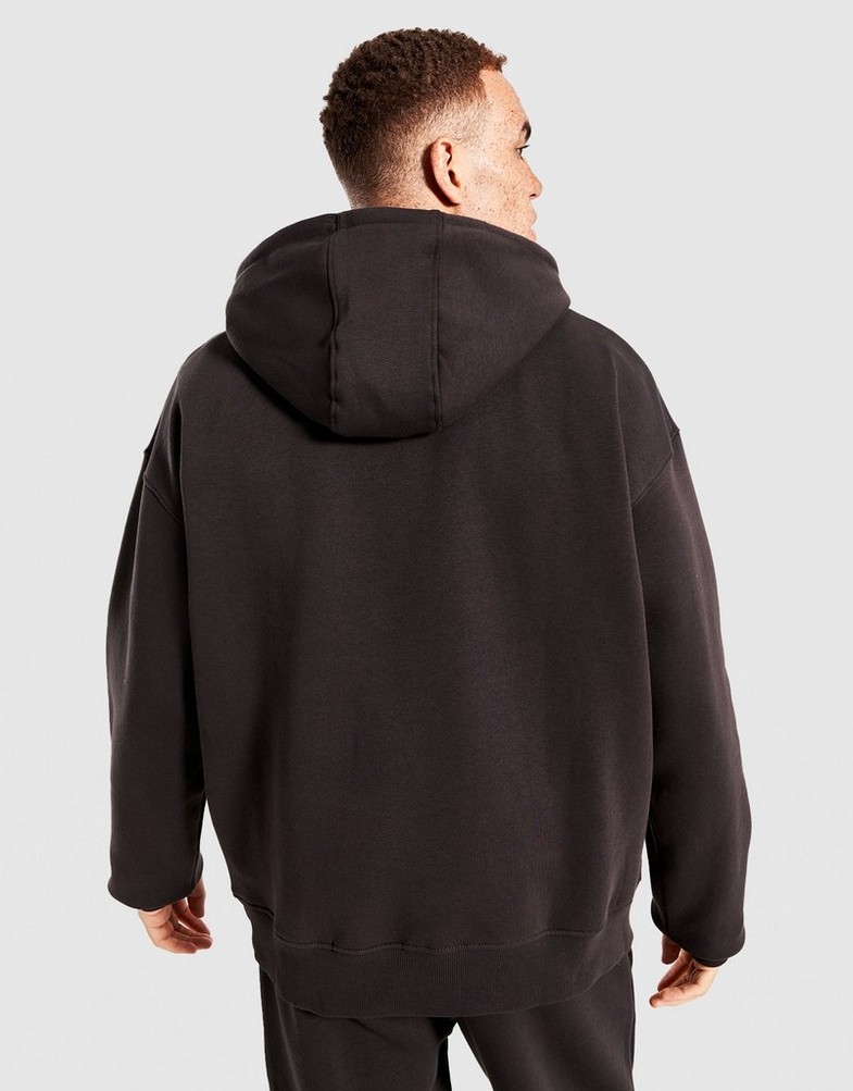 Férfi pulóverek REEBOK PULÓVER KAPUCNIS OTIS RK25095MGM100020 Fekete