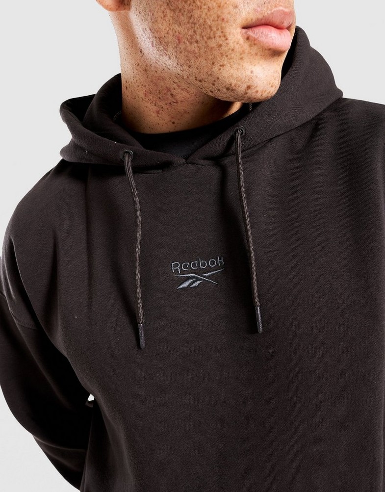 Férfi pulóverek REEBOK PULÓVER KAPUCNIS OTIS RK25095MGM100020 Fekete