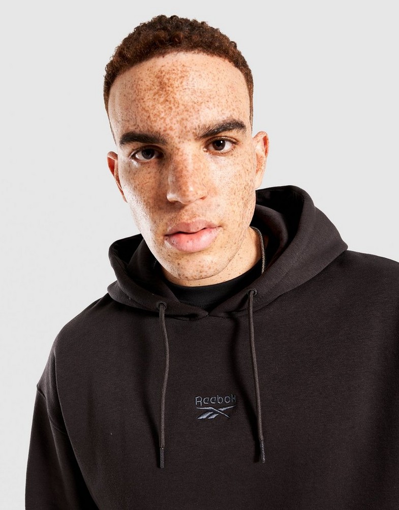Férfi pulóverek REEBOK PULÓVER KAPUCNIS OTIS RK25095MGM100020 Fekete