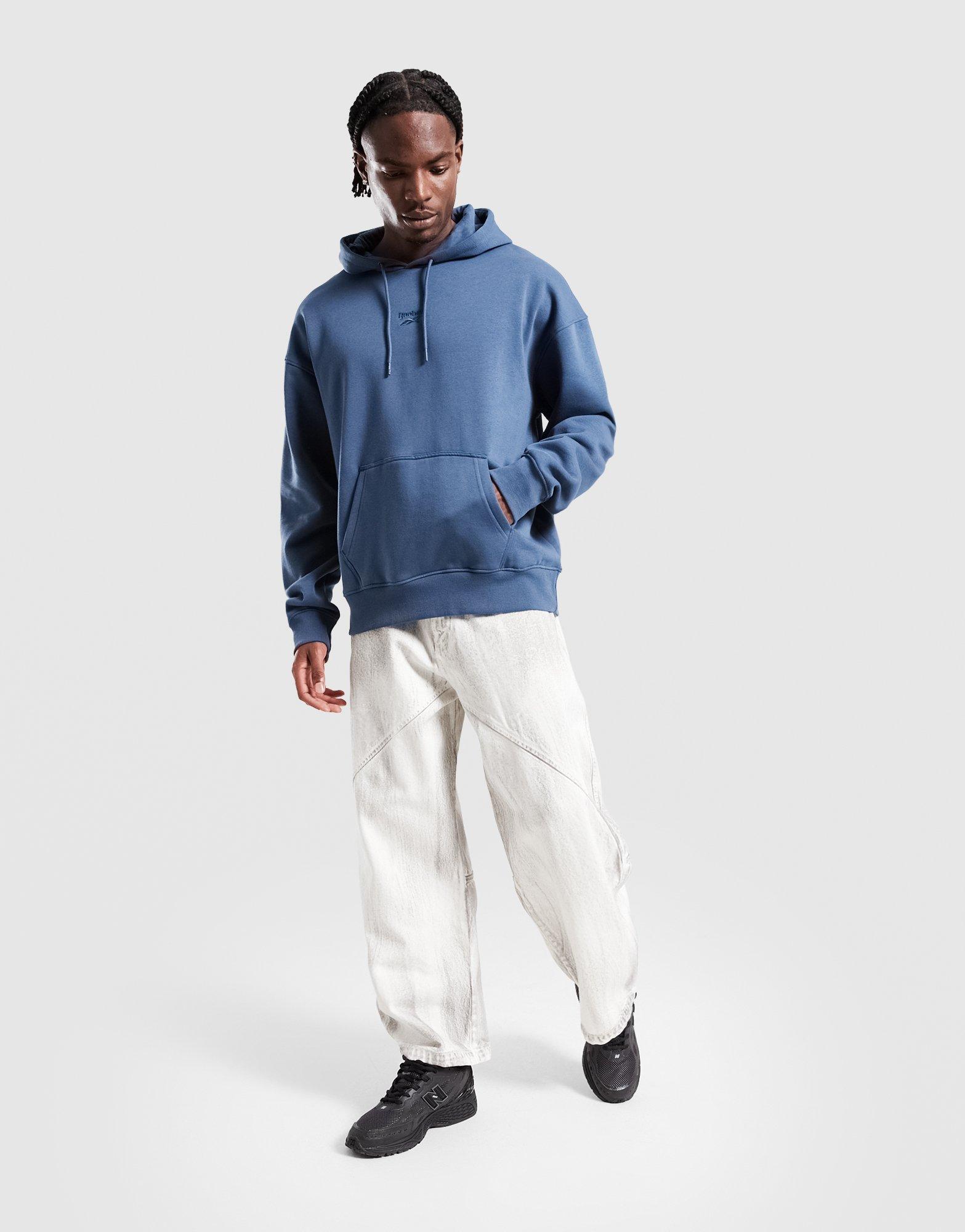 Bluză pentru bărbați REEBOK BLUZĂ CU GLUGĂ OTIS RK25095MGM100049 Albastru