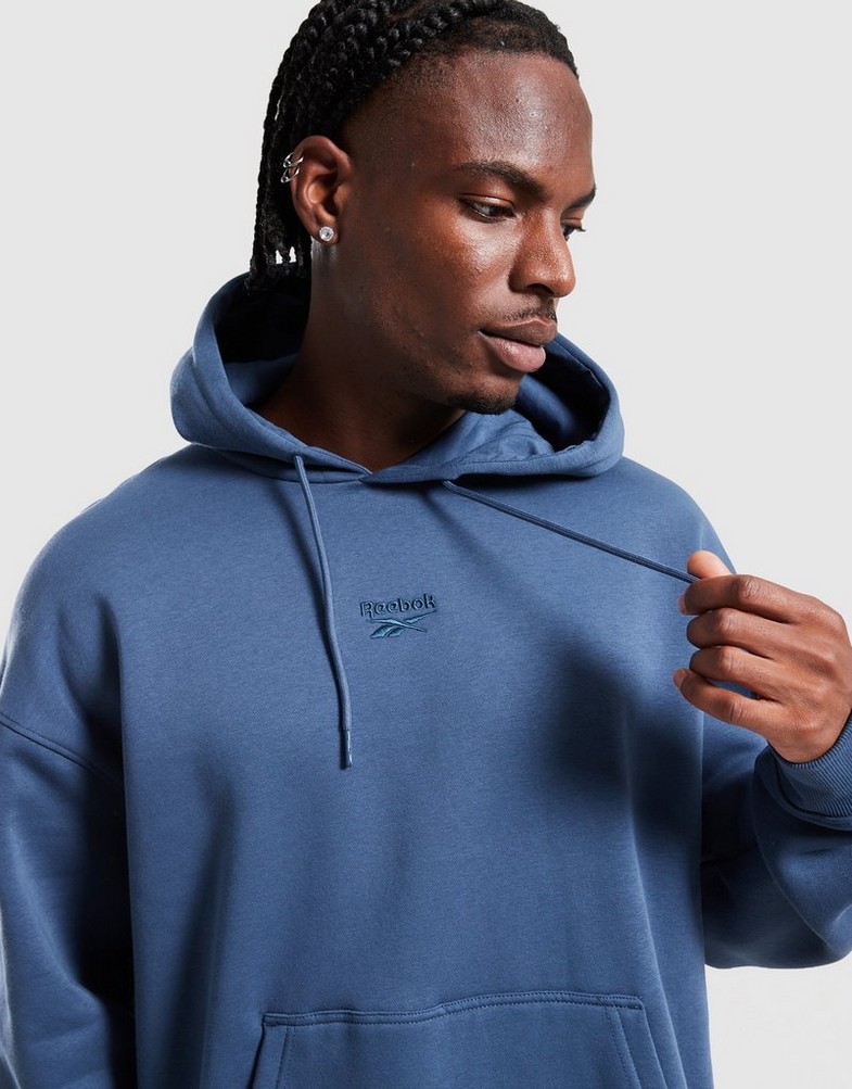 Bluză pentru bărbați REEBOK BLUZĂ CU GLUGĂ OTIS RK25095MGM100049 Albastru