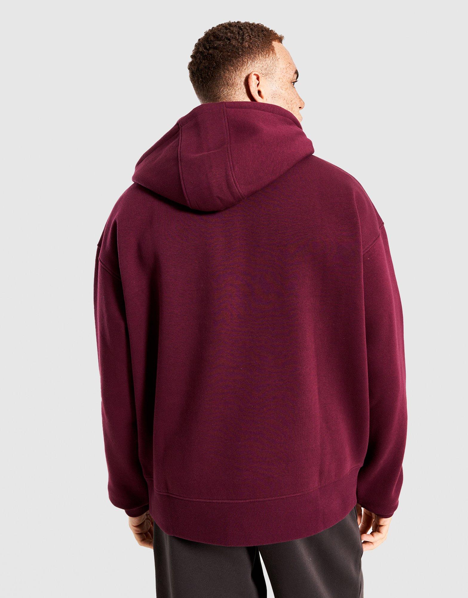 Bluză pentru bărbați REEBOK BLUZĂ CU GLUGĂ OTIS RK25095MGM100050 Bordo