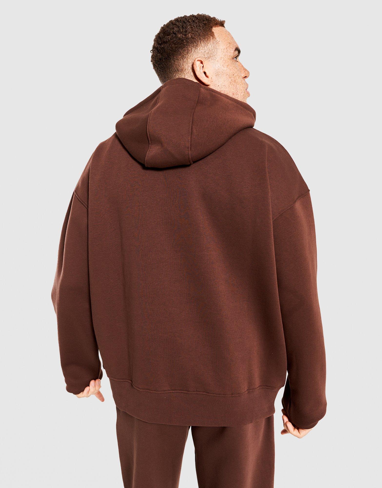 Мъжка блуза REEBOK СУИТЧЪР С КАЧУЛКА BRYNE RK25096MGM100051 Кафяв