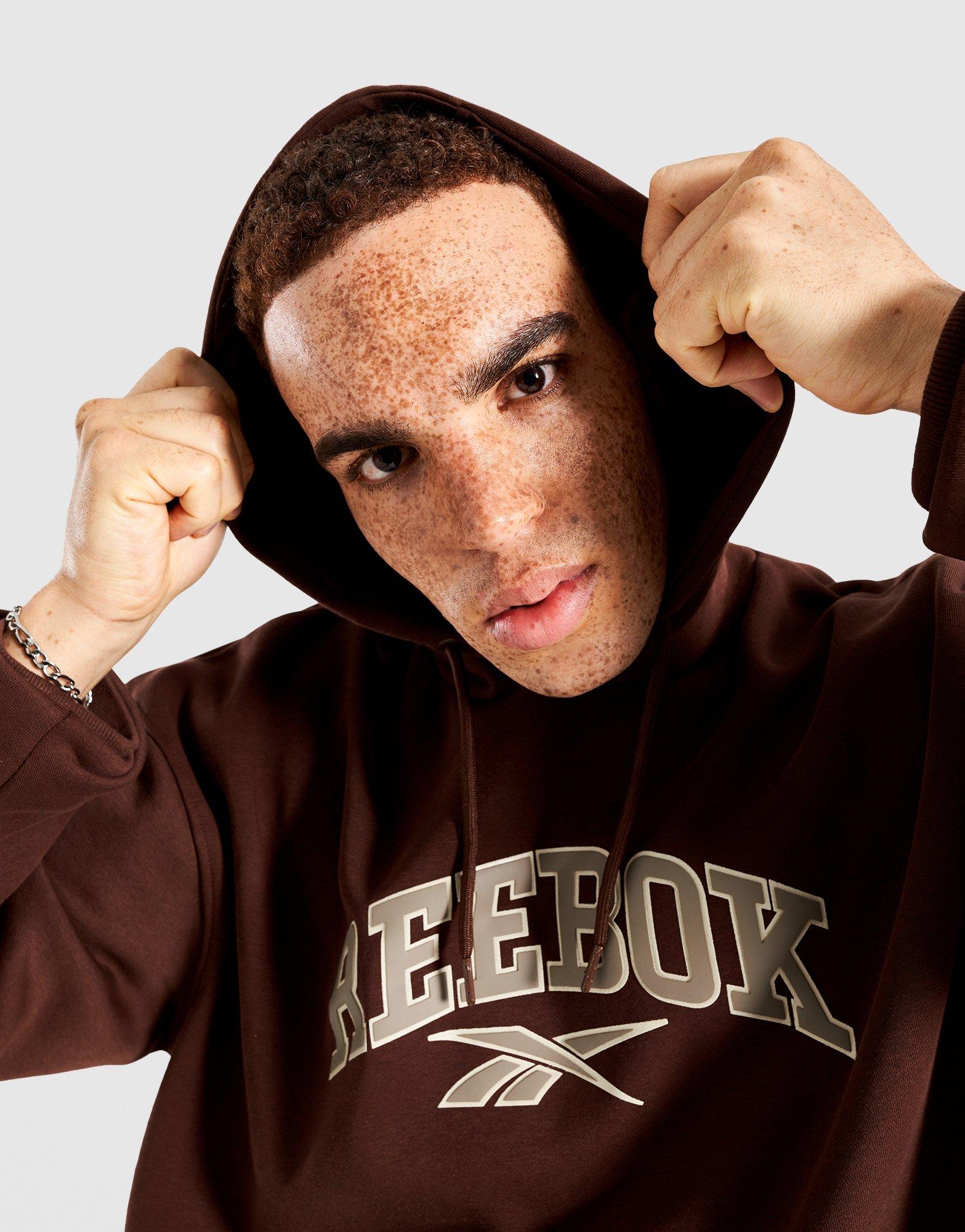 Мъжка блуза REEBOK СУИТЧЪР С КАЧУЛКА BRYNE RK25096MGM100051 Кафяв