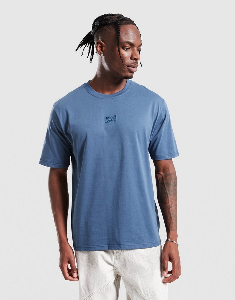 Tricou pentru bărbați REEBOK TRICOU ROBINSON RK25097MGM100049 Albastru