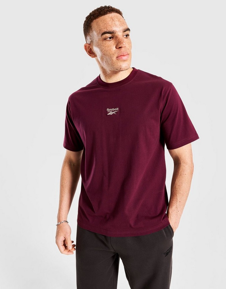 Férfi póló REEBOK PÓLÓ ROBINSON RK25097MGM100050 Bordó
