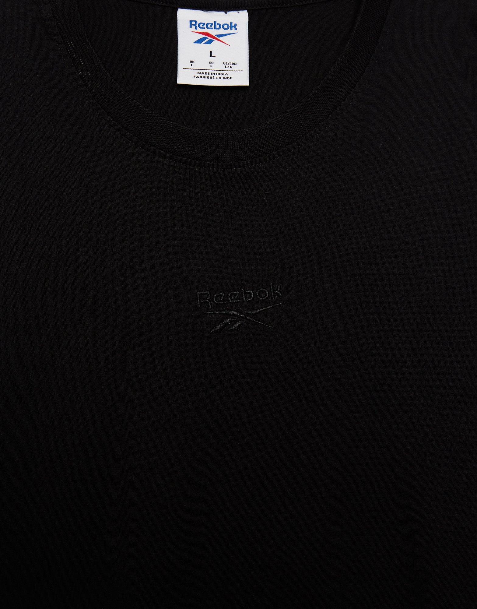 Koszulka, t-shirt męski REEBOK T-SHIRT SLYVAIN RK25444MGM100003 Czarny