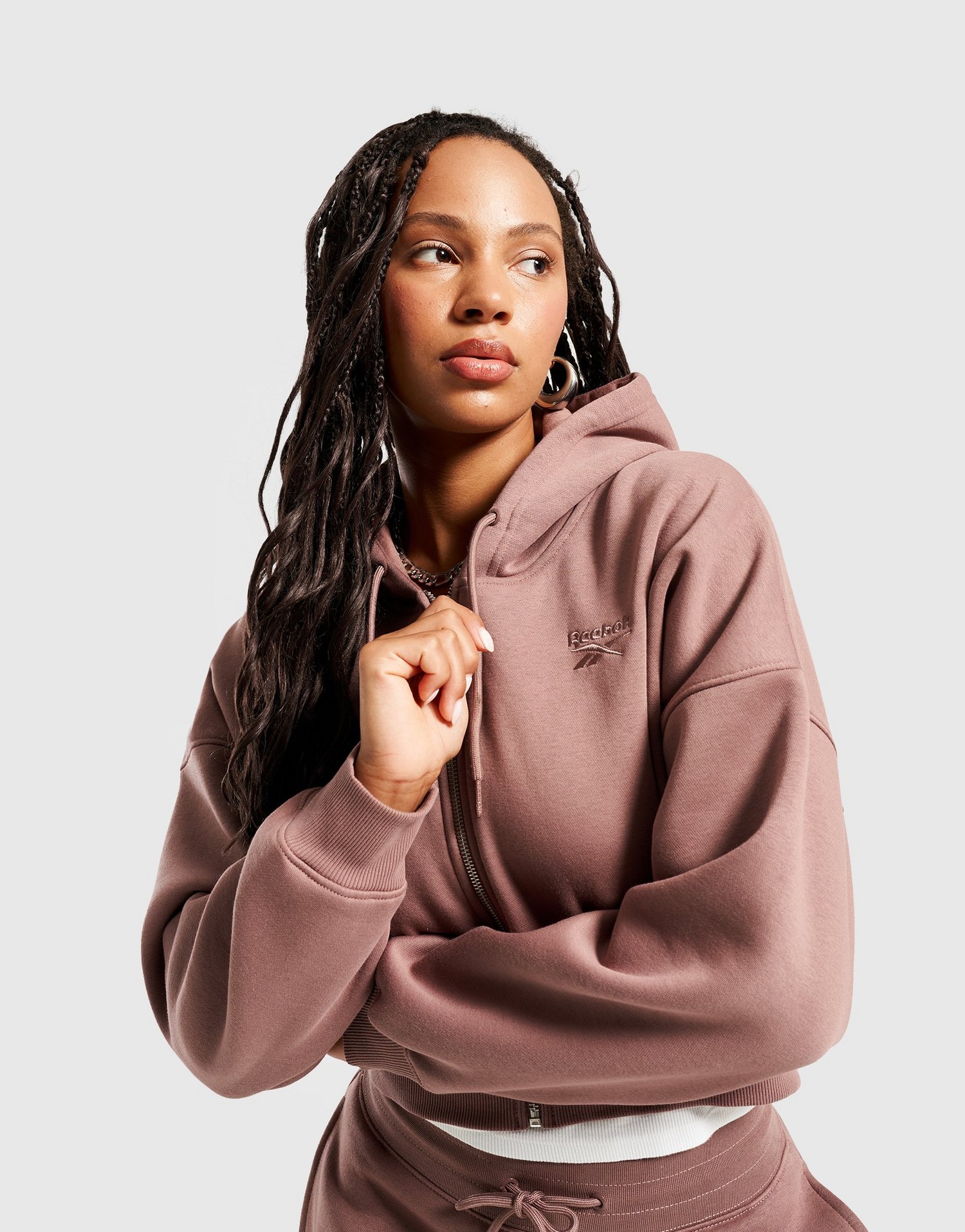 Reebok Bluza Rozpinana Z Kapturem Pernille