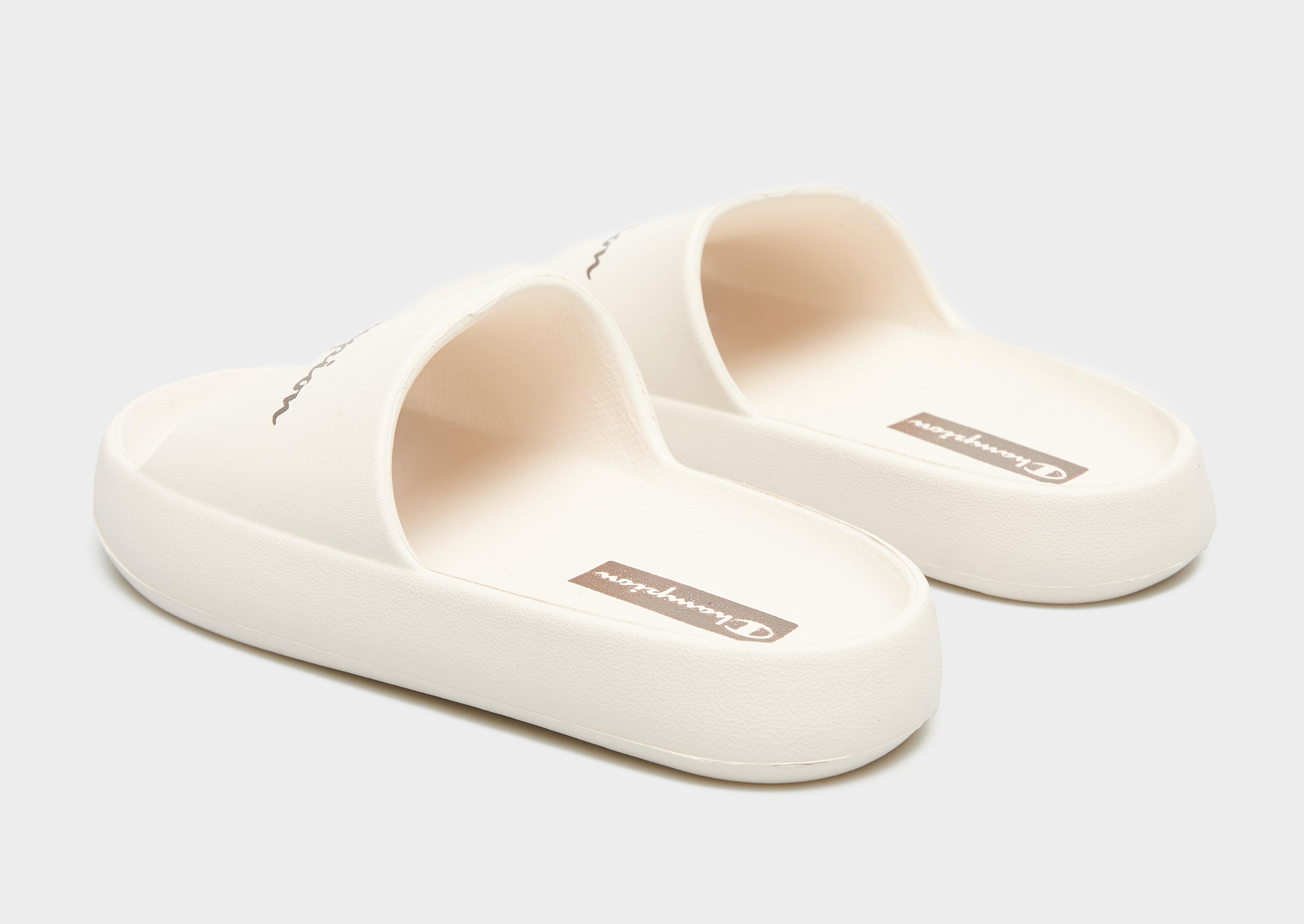 Damskie CHAMPION SOFT SLIPPER S11689WW001 Kremowy