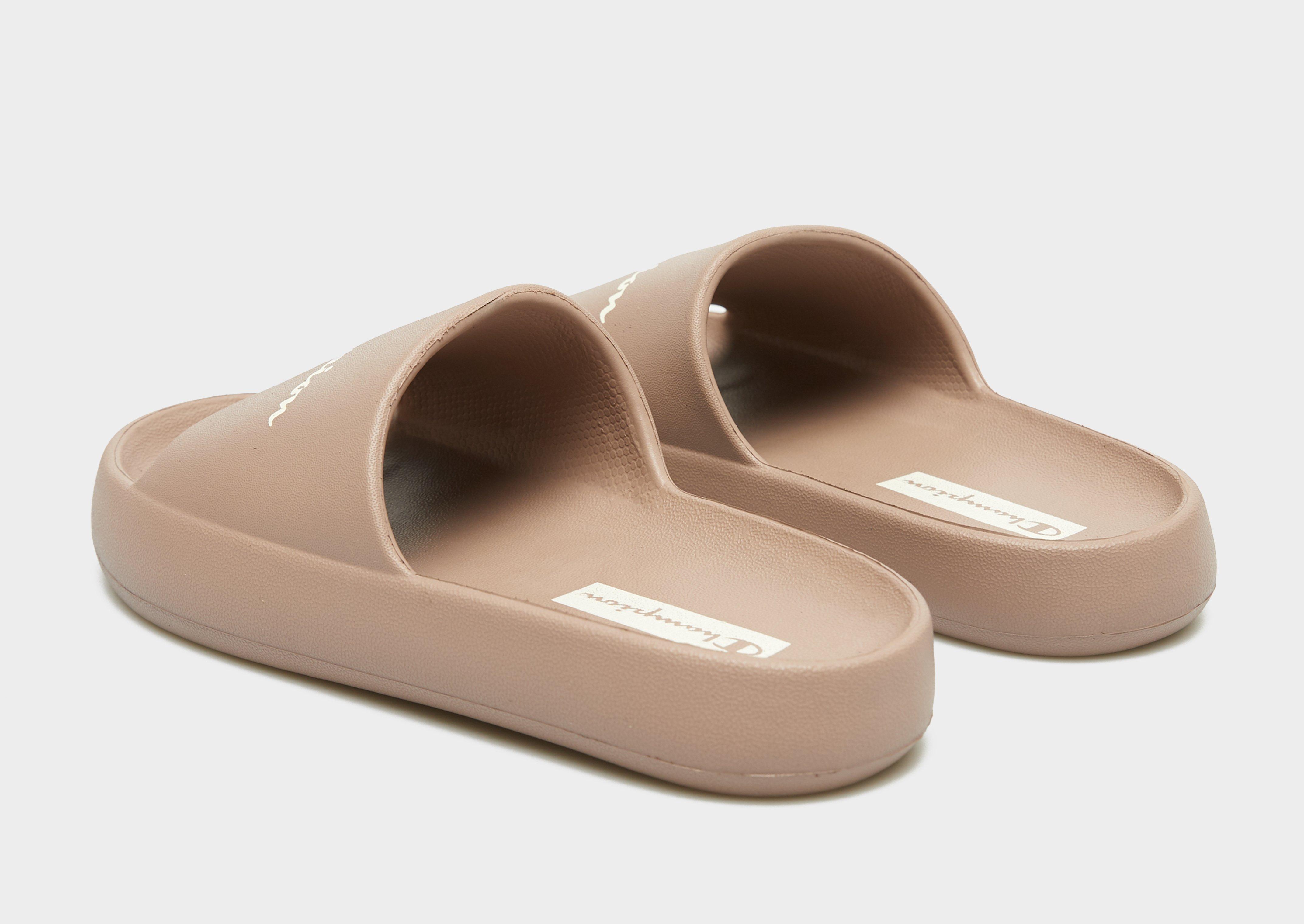 Šlepetės moterims CHAMPION SOFT SLIPPER SLIDE S11807MS032 Ruda