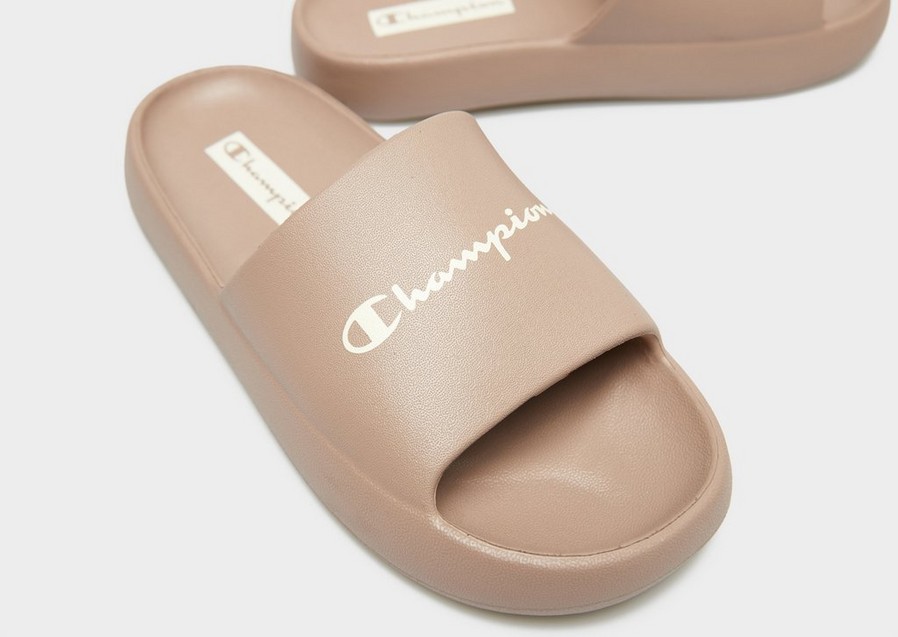 Șlapi de damă CHAMPION SOFT SLIPPER SLIDE S11807MS032 Maro