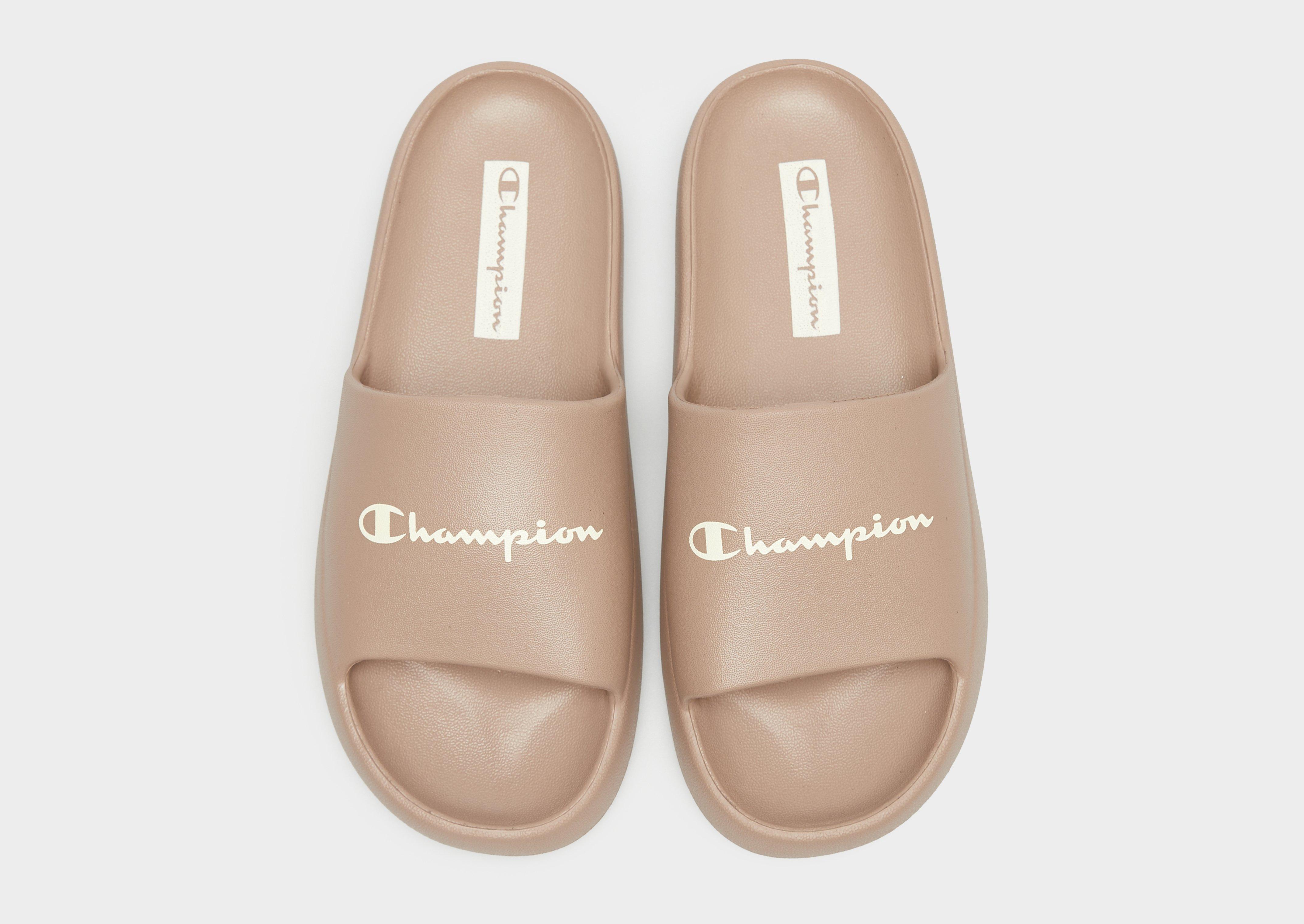 Šlepetės moterims CHAMPION SOFT SLIPPER SLIDE S11807MS032 Ruda