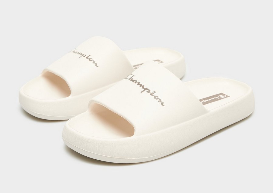 Șlapi de damă CHAMPION SOFT SLIPPER SLIDE S11807WW001 Bej