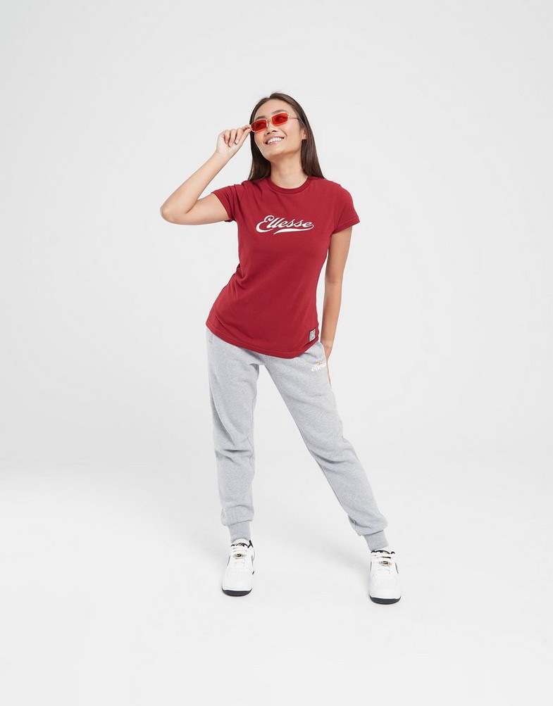 Női póló ELLESSE PÓLÓ MALTI TEE BRGND SGP16128800 Bordó