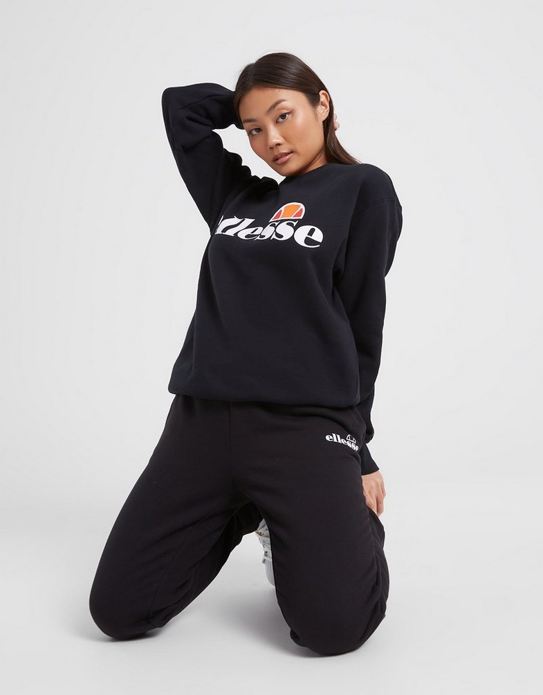 Dámske nohavice ELLESSE NOHAVICE  MAJANA JOG PANT BLK SGP16457011 Čierna