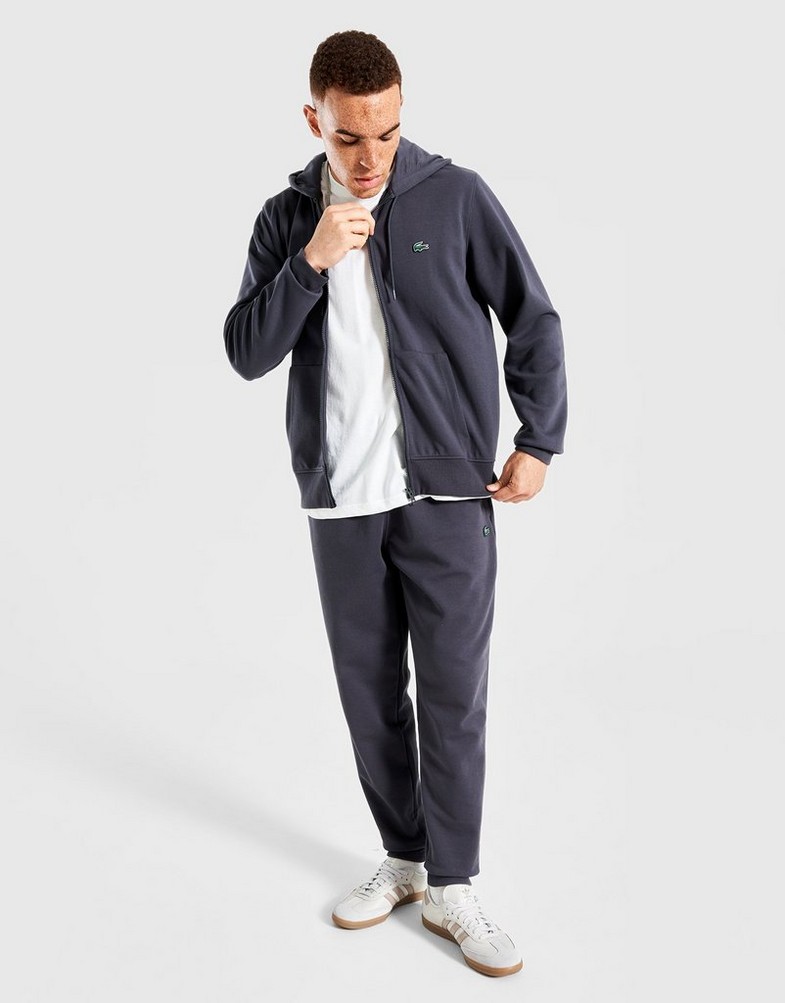Férfi pulóverek LACOSTE PULÓVER CIPZÁRAS URBAN SWEATSHIRT SH5545S5T Szürke