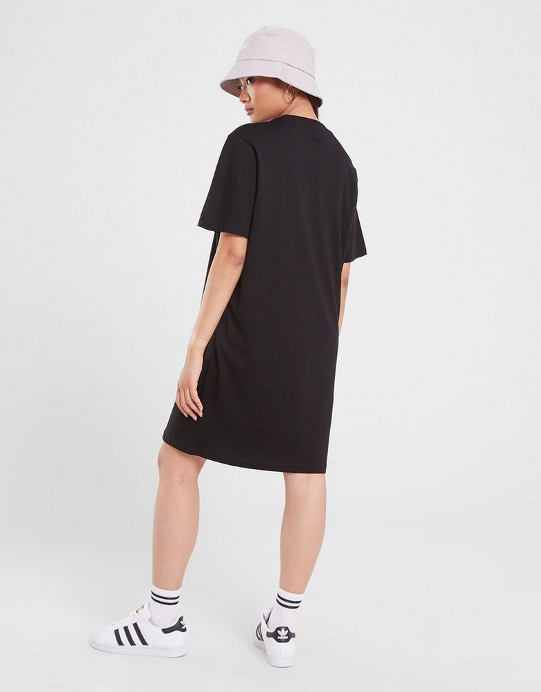 Női egyberuhák FILA NŐI RUHA SHANON TEE DRS BLK SHANONSS23JDMBLK Fekete