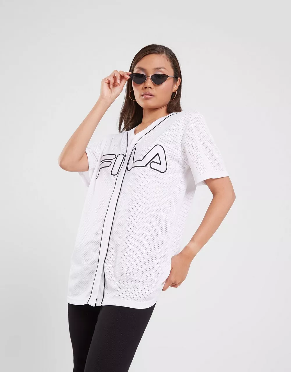 FILA СОРОЧКА SHANVI BB SHRT WHT, фото 1 з 5