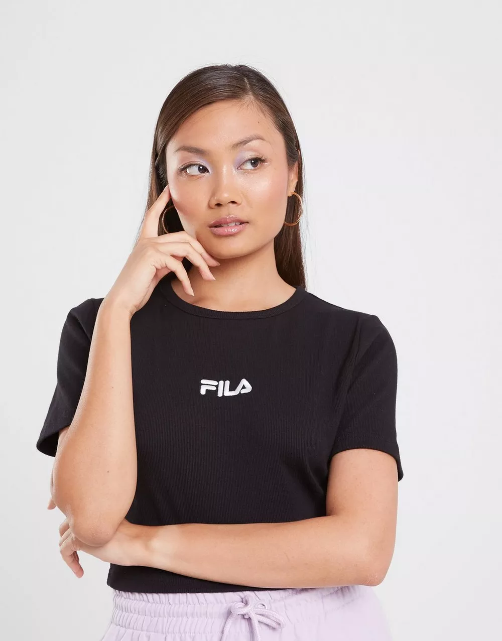FILA ФУТБОЛКА SHARON CRP TEE BLK, фото 1 з 4