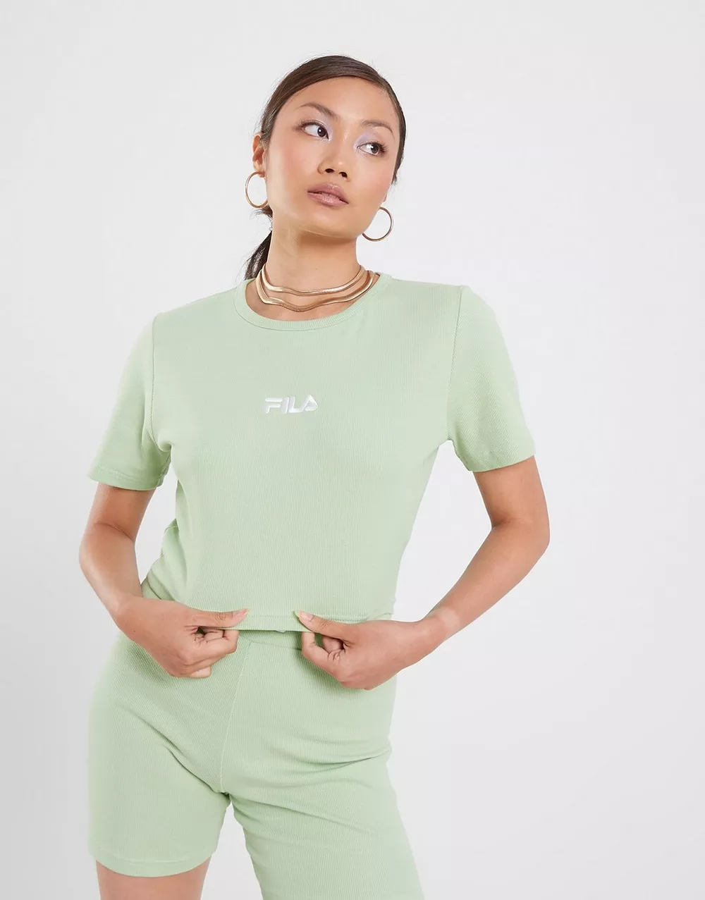 FILA ФУТБОЛКА SHARON CRP TEE KHK, фото 1 з 5
