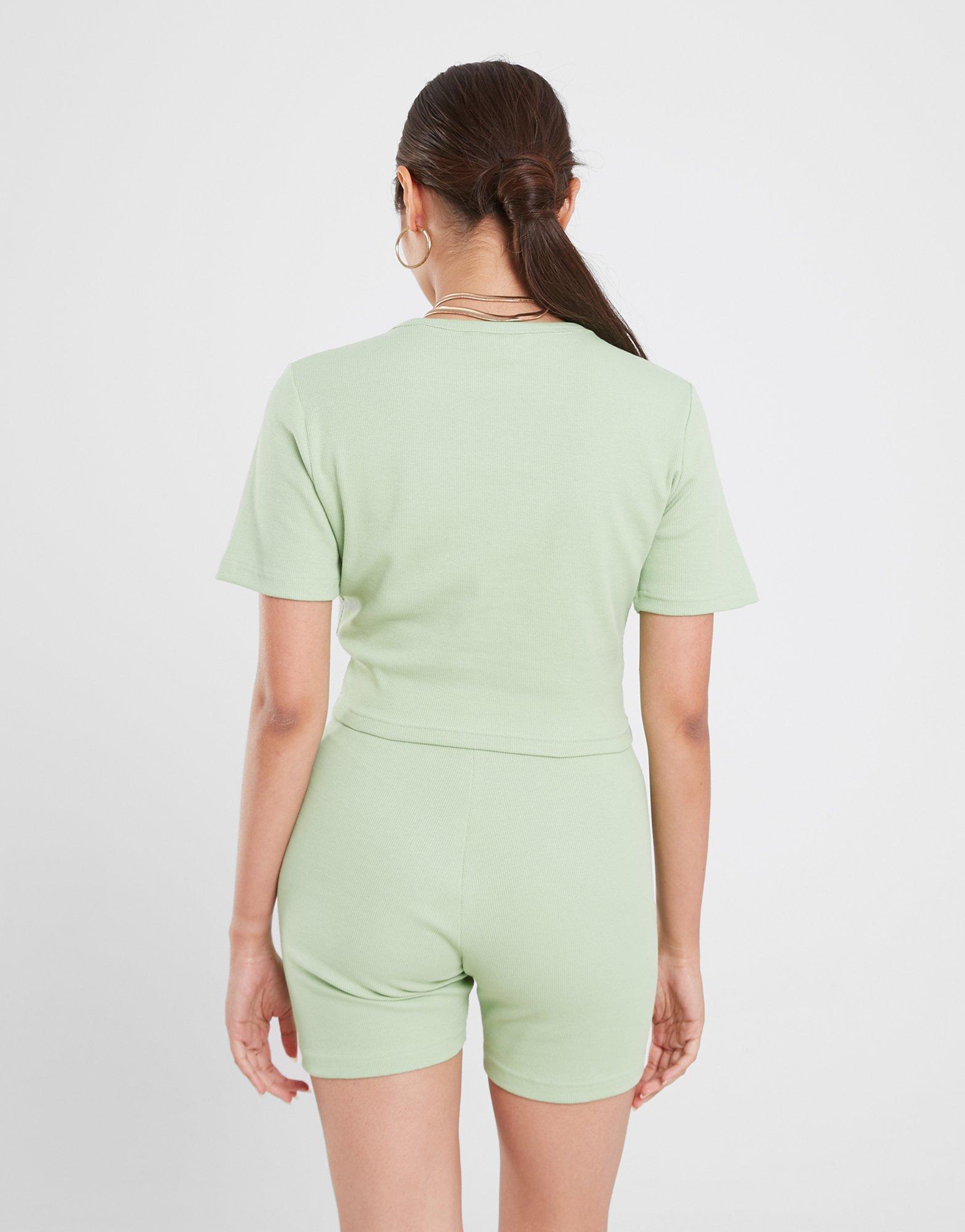 Női póló FILA PÓLÓ SHARON CRP TEE KHK SHARONSS23JDMKHK Khaki