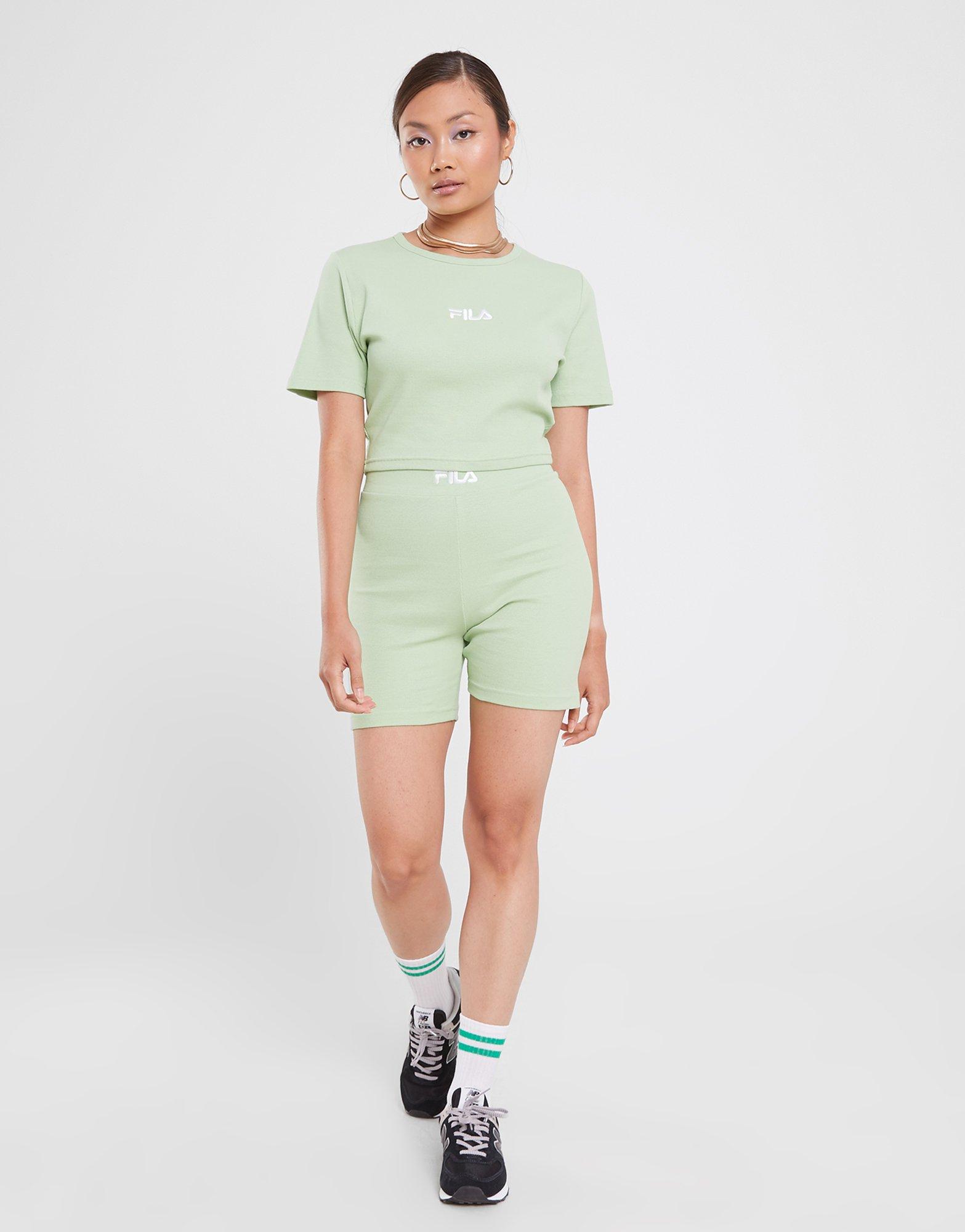 Női póló FILA PÓLÓ SHARON CRP TEE KHK SHARONSS23JDMKHK Khaki