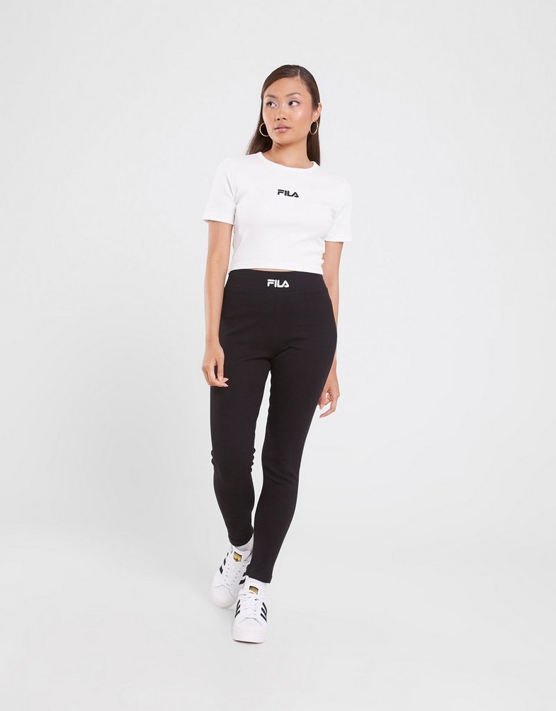 Дамска тениска FILA ТЕНИСКА SHARON CRP TEE WHT SHARONSS23JDMWHT Бял