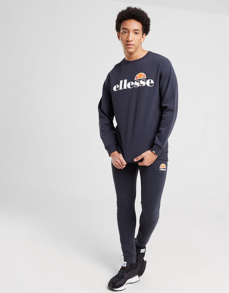 Bluza męska ELLESSE BLUZA SL SUCCISO NAVY SHC07930429 Granatowy