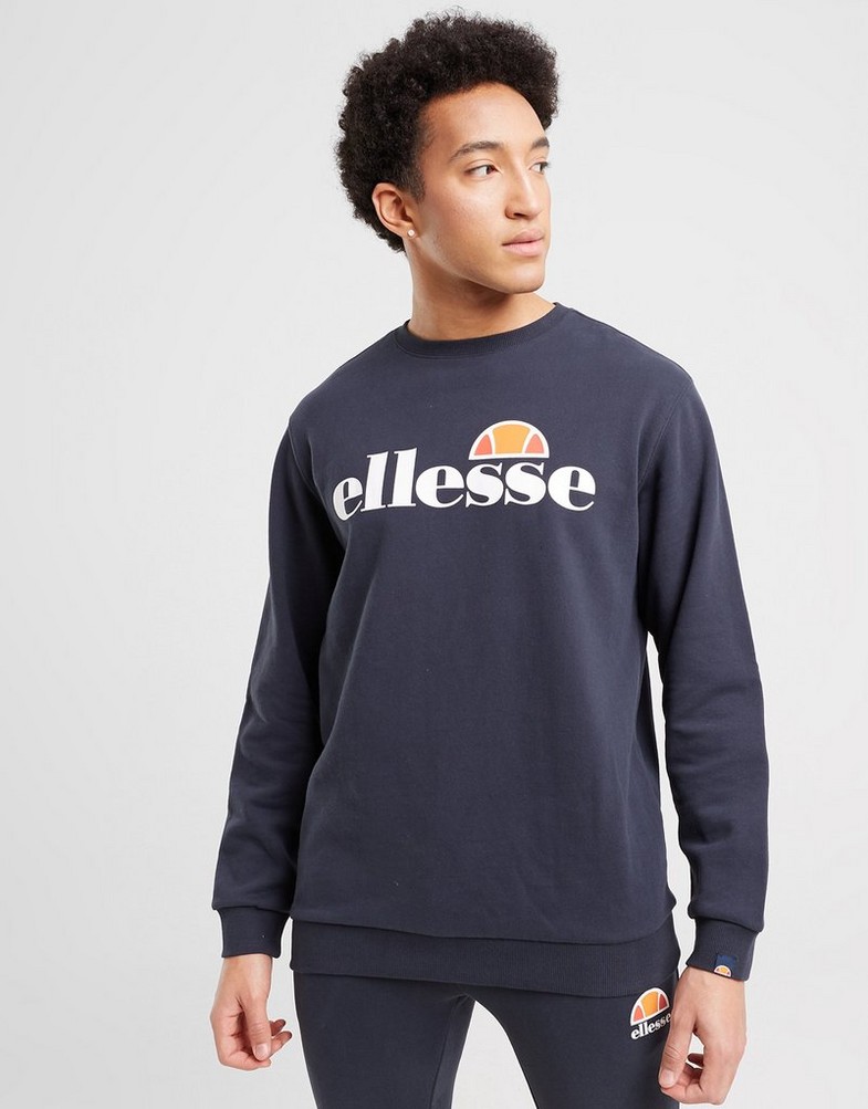 Bluza męska ELLESSE BLUZA SL SUCCISO NAVY SHC07930429 Granatowy