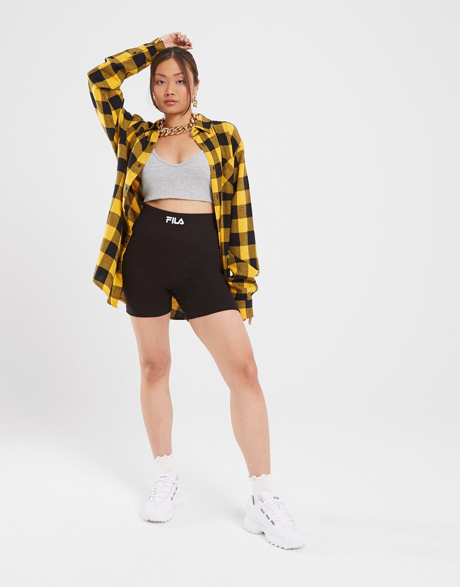 Ženske kratke hlače FILA KRATKE HLAČE SHELLY CYC SHT BLK SHELLYSS23JDMBLK crna