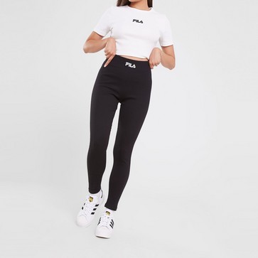 FILA КЛИН RIB LEGGING BLK