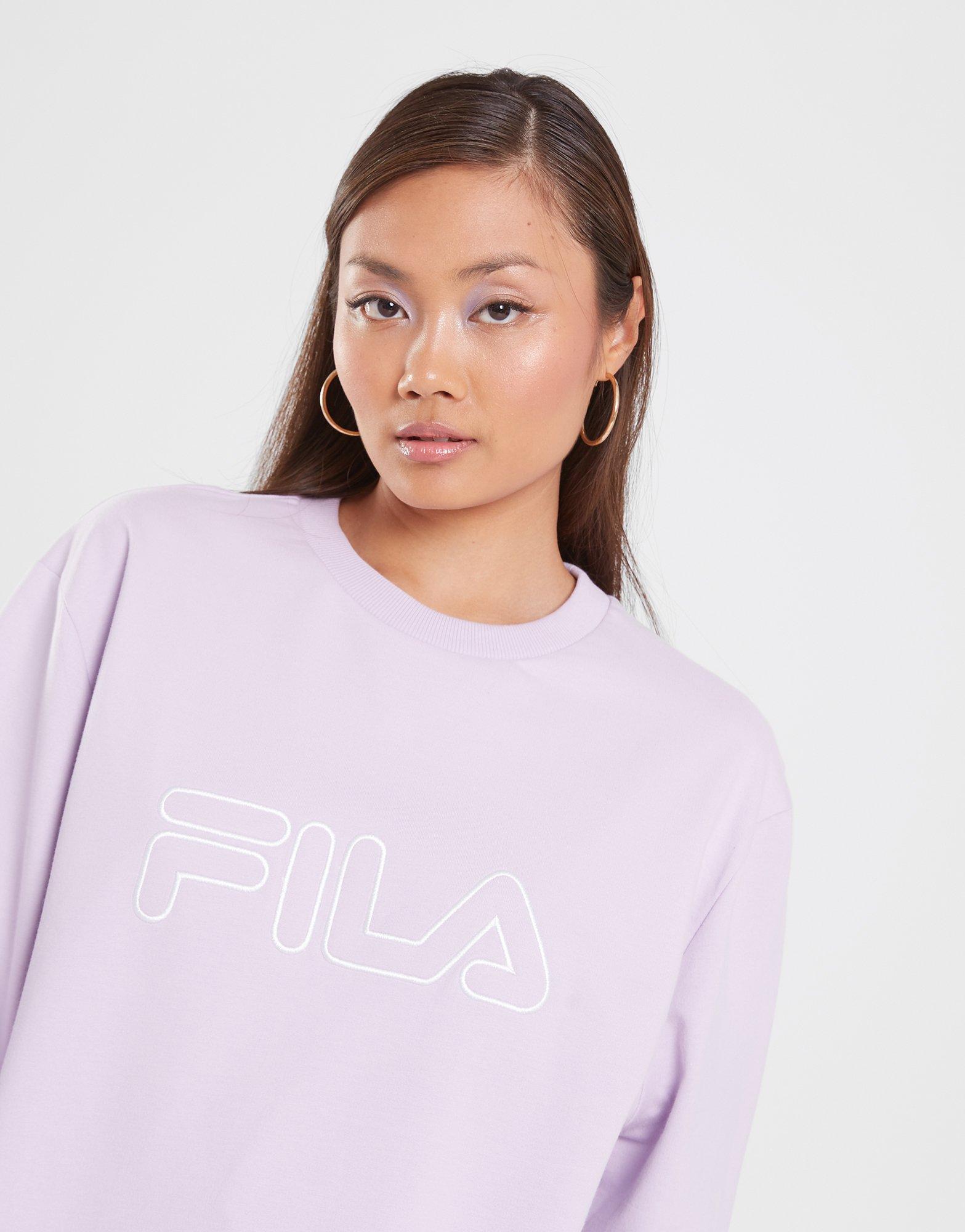 Női pulóver FILA PULÓVER SHIVA BF CRW PUR SHIVASS23JDMPUR Lila