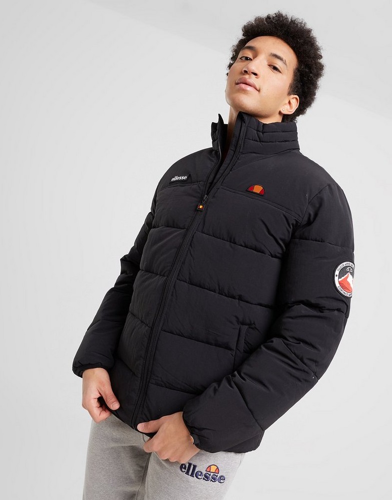 Férfi kabát ELLESSE KABÁT PEHELY NEBULA JACKET BLK SHK12789011 Fekete