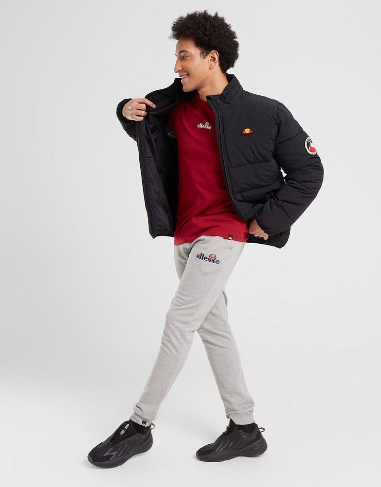 Férfi kabát ELLESSE KABÁT PEHELY NEBULA JACKET BLK SHK12789011 Fekete