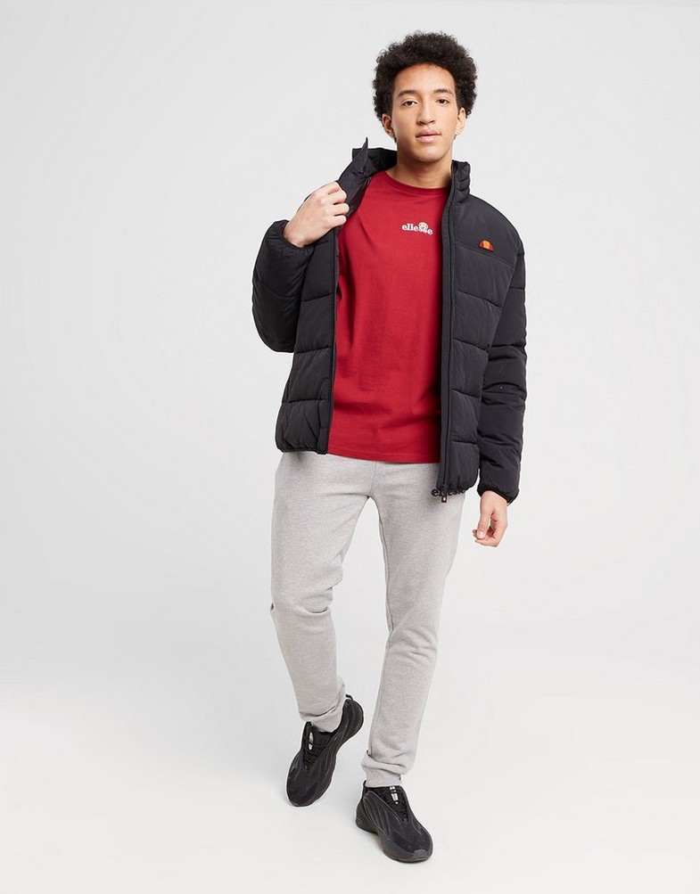 Férfi kabát ELLESSE KABÁT PEHELY NEBULA JACKET BLK SHK12789011 Fekete