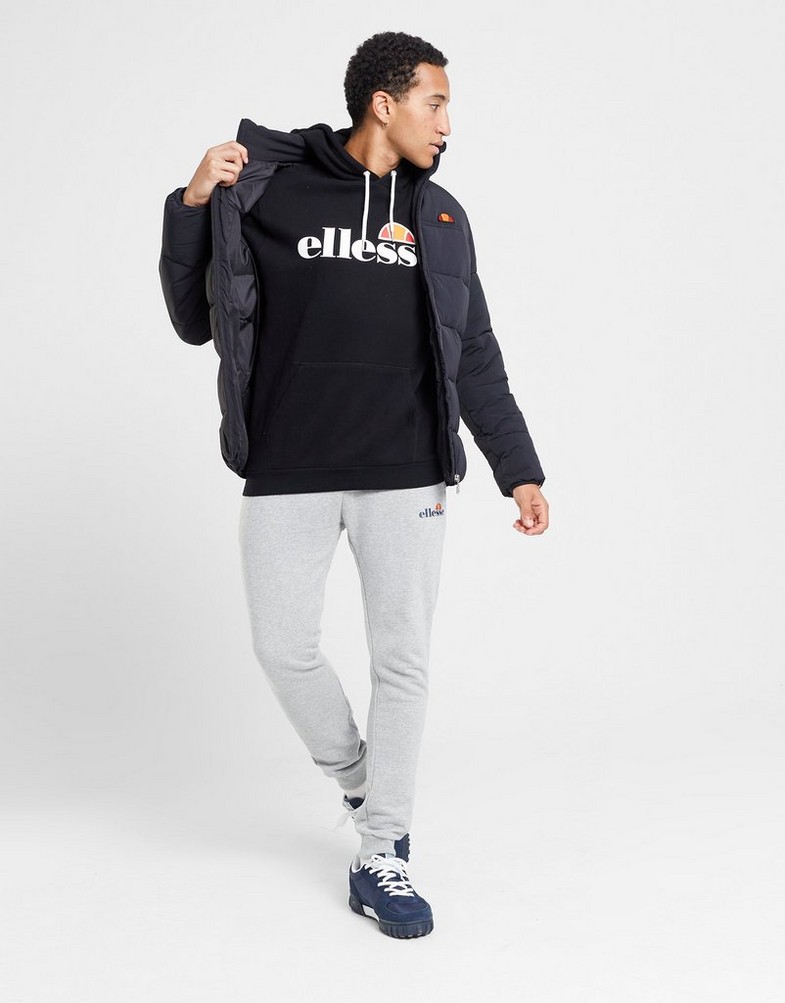 Kurtka męska ELLESSE KURTKA ZIMOWA NEBULA BLK PADDED JACKET SHR12789011 Czarny