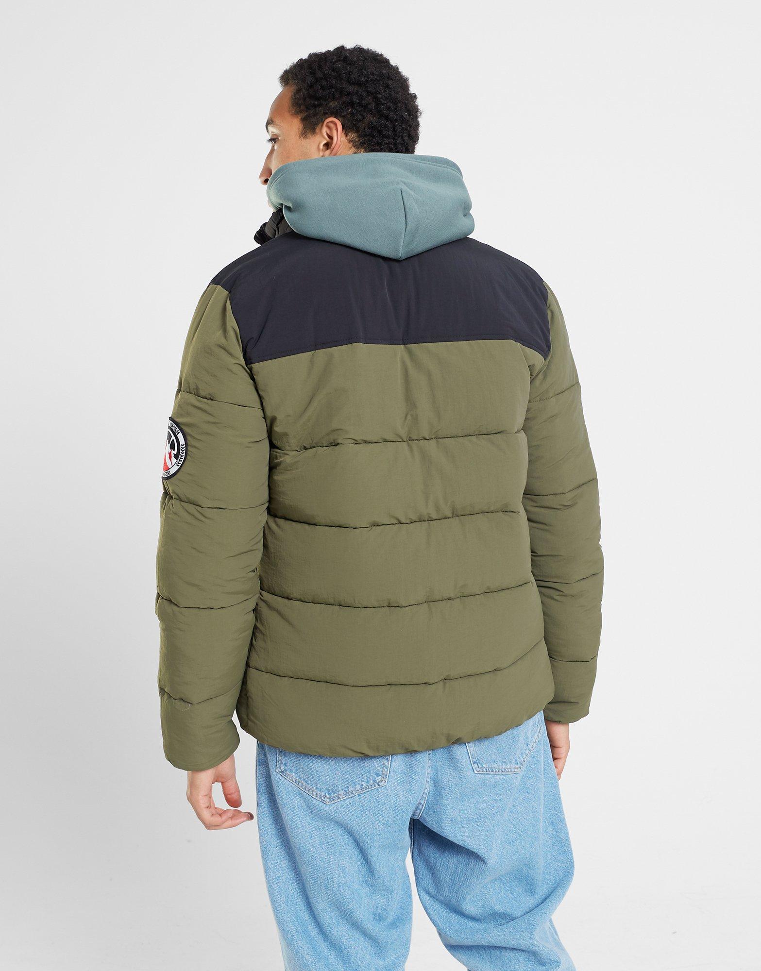 Pánska bunda ELLESSE BUNDA ZIMNÍ NEBULA KHA/BLK PADDED JACKET SHR12789531 Khaki