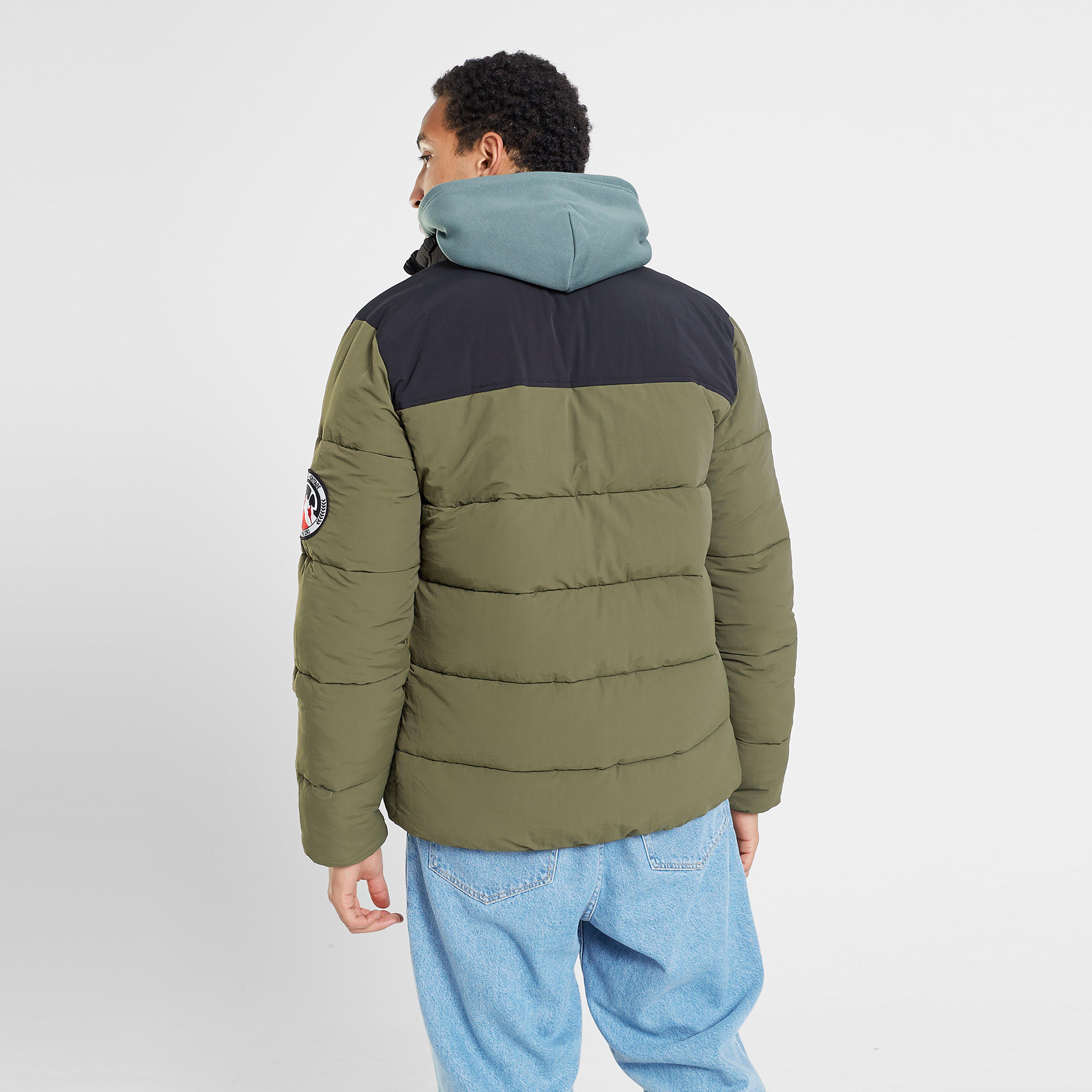 Geacă de iarnă pentru bărbați ELLESSE JACHETĂ DE IARNĂ NEBULA KHA/BLK PADDED JACKET