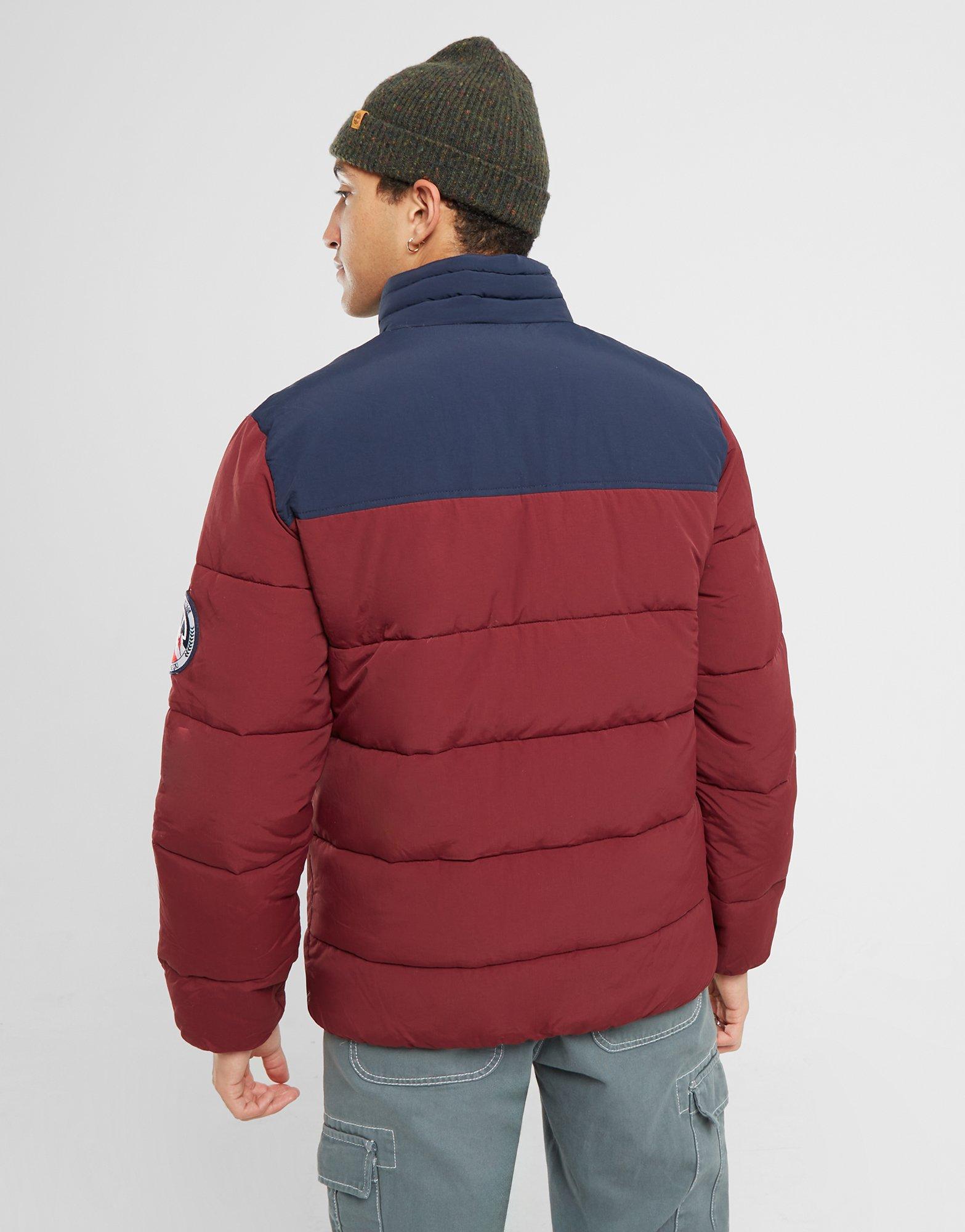Férfi kabát ELLESSE KABÁT TÉLI NEBULA BRGND/NAVY PADDED JACKET SHR12789803 Bordó