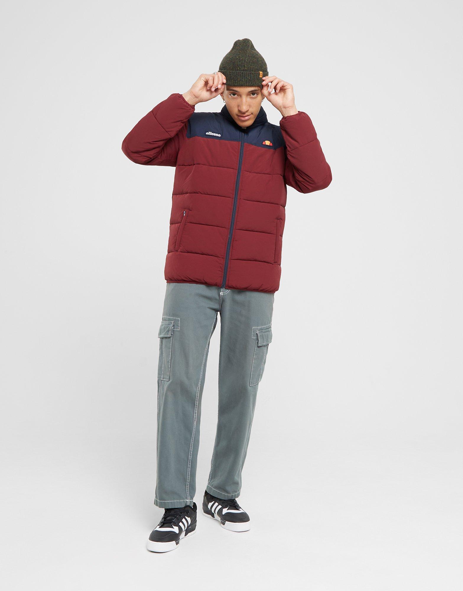 Férfi kabát ELLESSE KABÁT TÉLI NEBULA BRGND/NAVY PADDED JACKET SHR12789803 Bordó