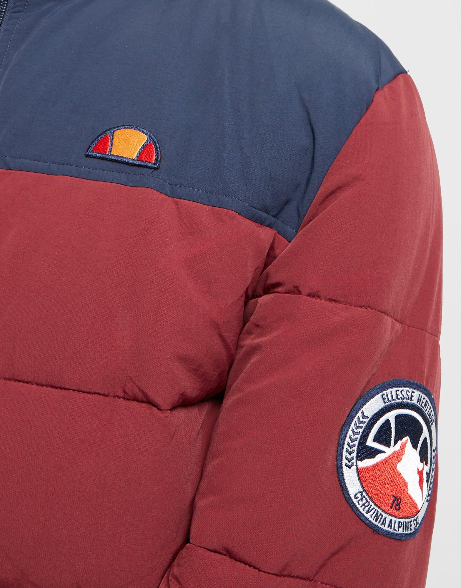 Férfi kabát ELLESSE KABÁT TÉLI NEBULA BRGND/NAVY PADDED JACKET SHR12789803 Bordó