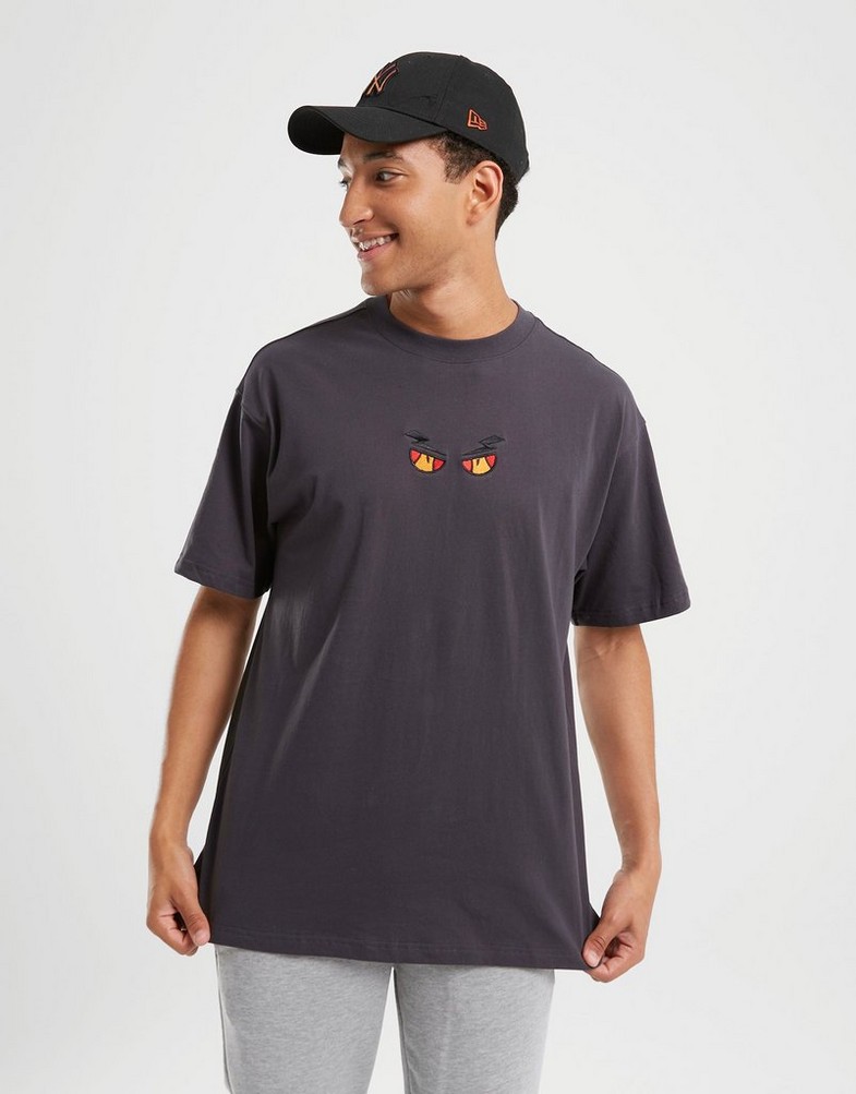 Koszulka, t-shirt męski ELLESSE T-SHIRT FONTELINA TEE BLK SHR18010011 Czarny