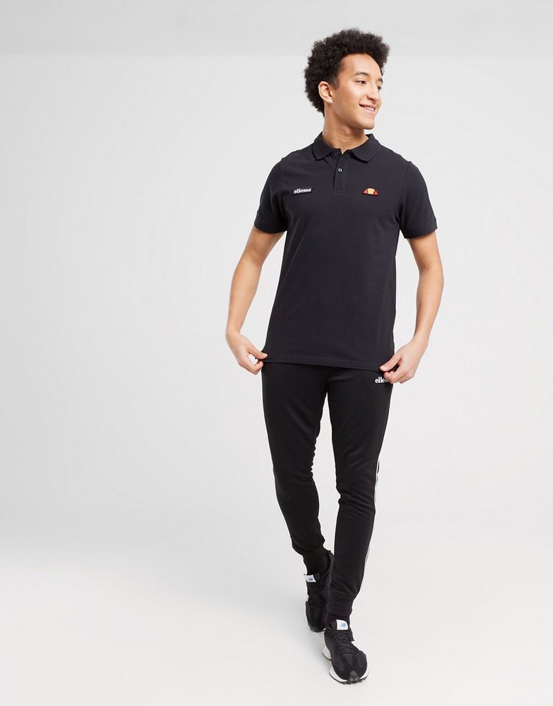 ELLESSE POLO MONTURA BLK SHS04475001 Czarny